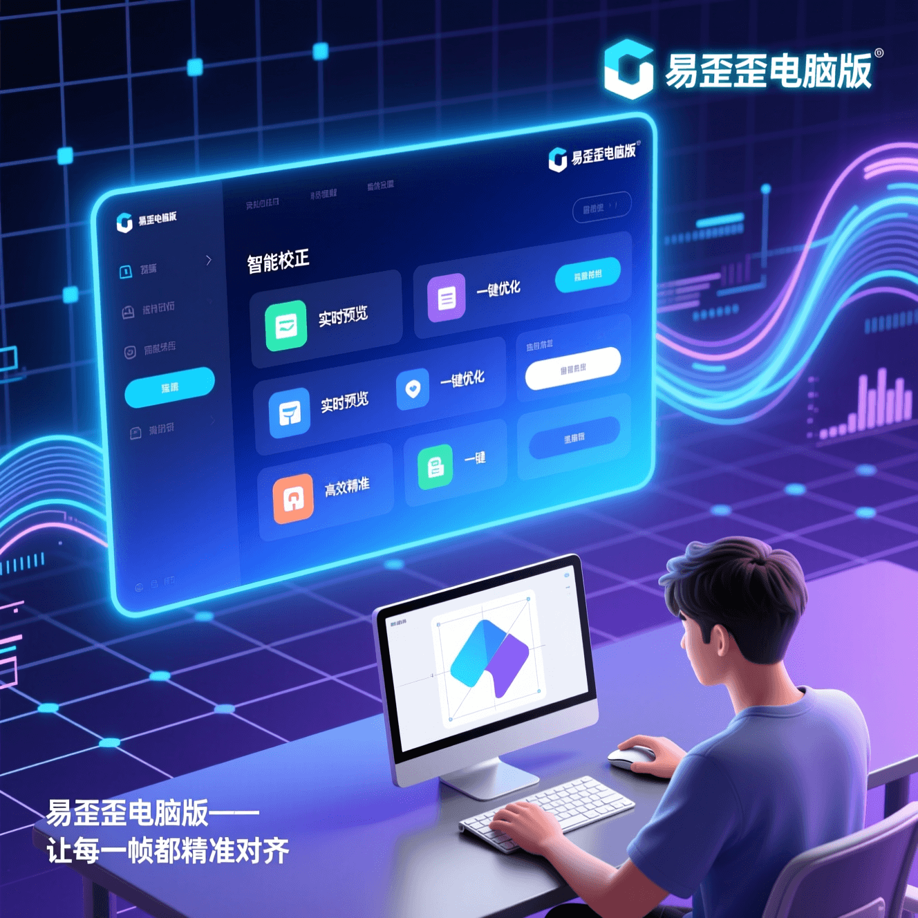 易歪歪多平台客服管理界面